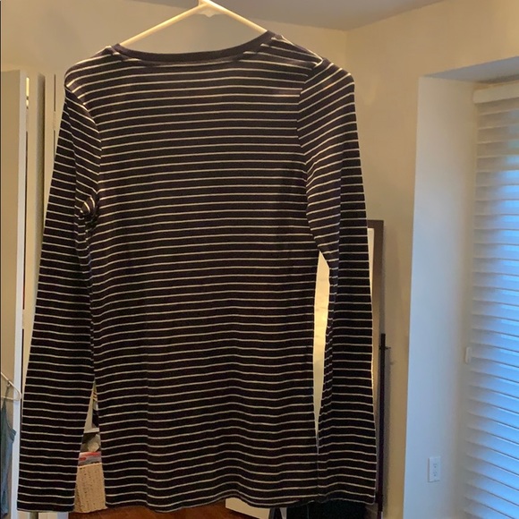 Navy stripe long sleeve shirt that’s brand new!😎 - Picture 2 of 3